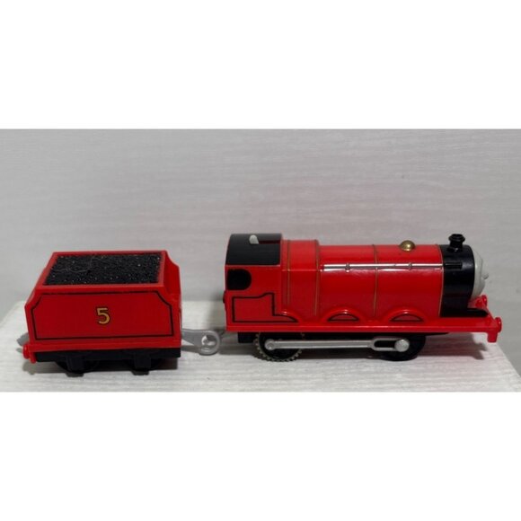 Thomas & Friends James The Red Train Engine & Coal Tender Set 2013 Gullane - Picture 5 of 13